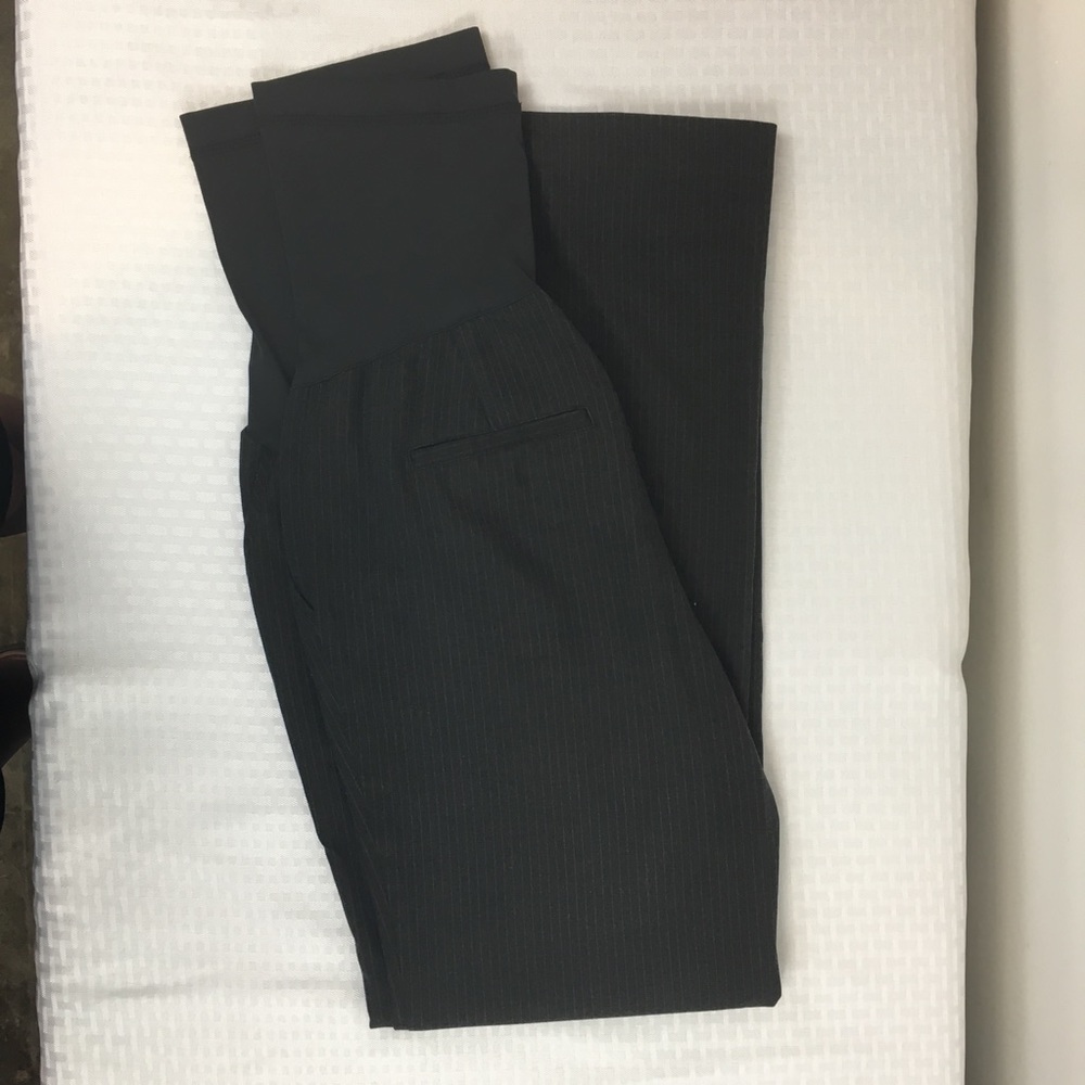 Liz Lange Maternity Pinstripe Dress Pants Size M
